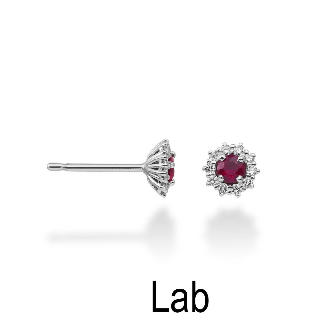 Mikiko or 18k rubino lab ct.0,24 diam. ct.0,14 mis.2 MO5067O4RBL024