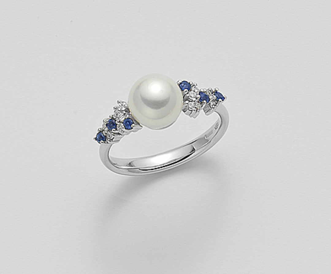 Nihama an 18k fw 8/8,5 ct.0,12zaffiri ct.0,30 NA0638O4FABI080