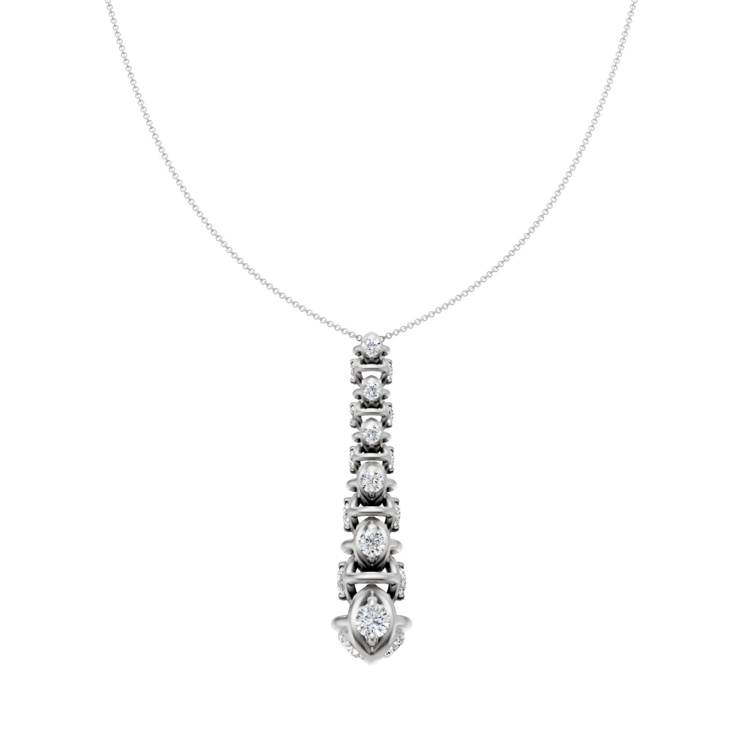 Golay collana con pendente maglia morbida oro bianco GD540D300B-24296110064