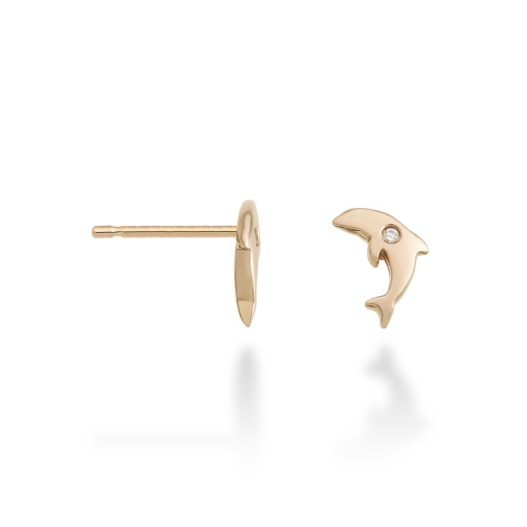 Mikiko or 18k delfino ct.0,02 oro rosa MO5116O3BR002