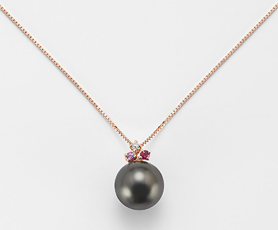 Mikiko cl 18k sspb 10/11 ct.0,02 rubino ct.0,06 zaff.rosa ct.0,04 MD0970O3SANE100