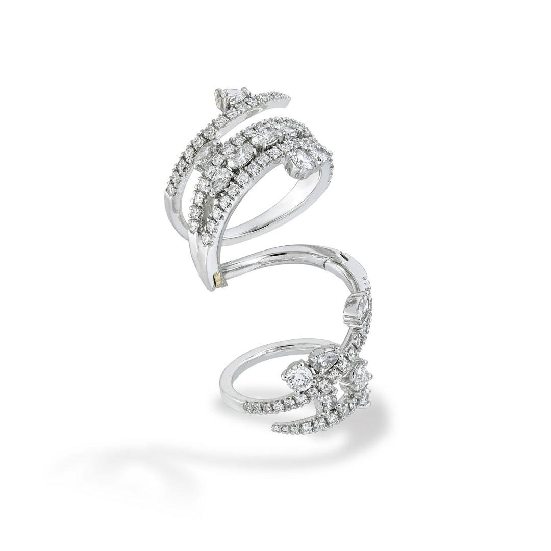 Golay anello snake fantasia, con aggiunta pietre forme ASNAKE03DI