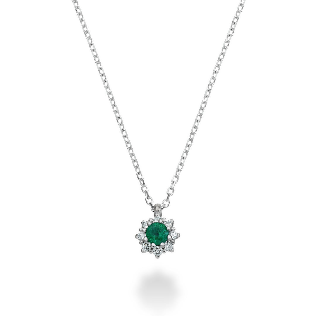 Nihama cl 18k smeraldo n. ct.0,07 diam. ct.0,04 mis.1 ND5084O4SMN007