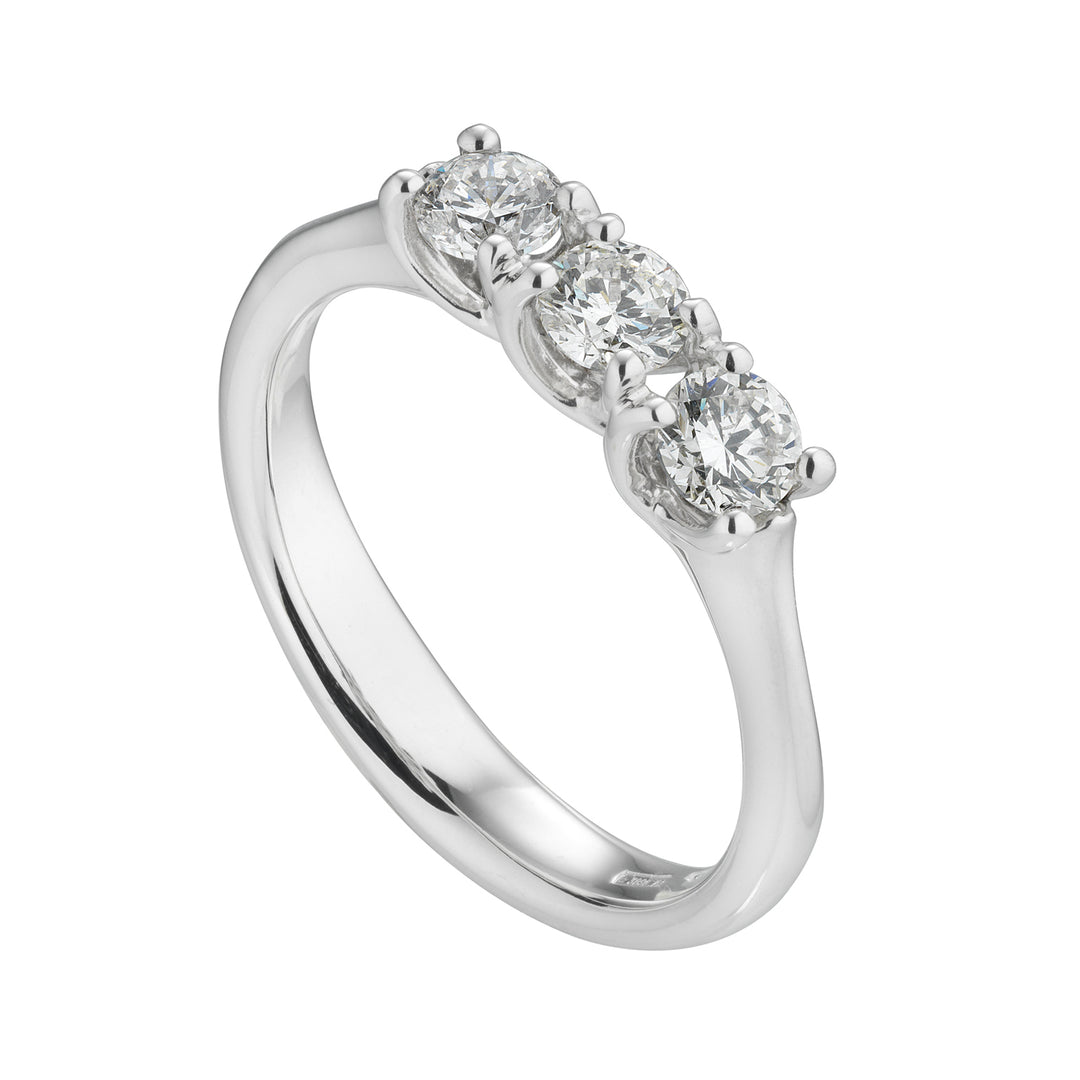 World Diamond Group anello trilogy forevermark grace ABFMTRETRIL-25303110089