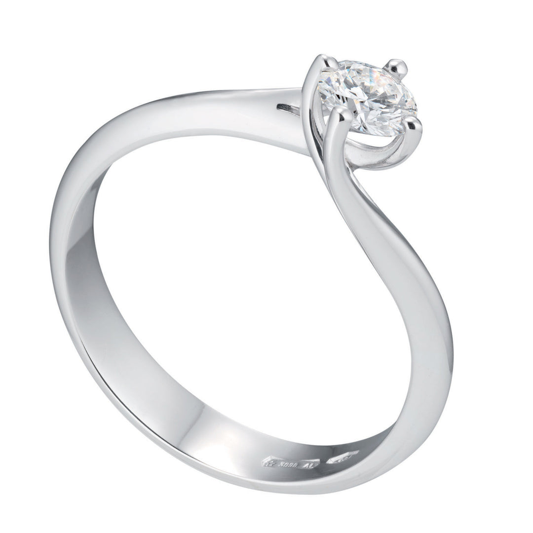 World Diamond Group anello solitario in platino AB1625PT-25092110071