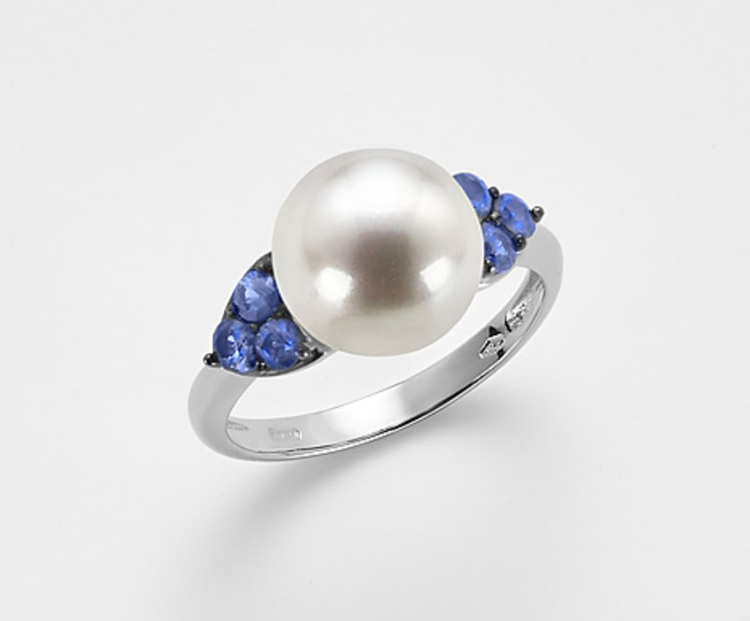 Nihama an 18k fw 10/10,5 zaffiri blu ct.0,44 NA0799O7ZAFFBLU