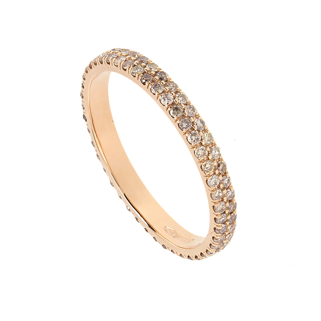 Golay anello eternity pave&