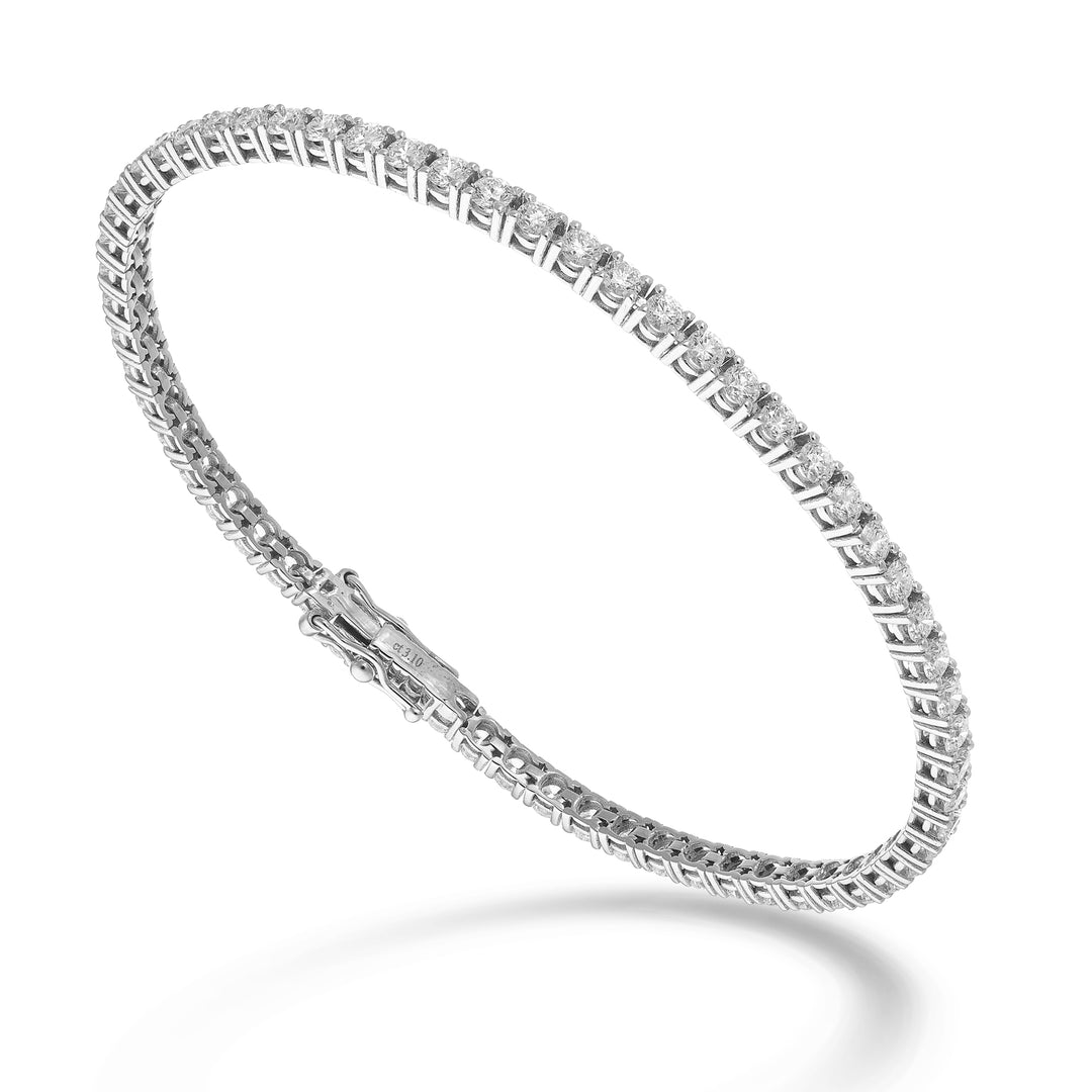 World Diamond Group bracciale tennis cast. filo light ct 0,05 cad BTF800D005-175-26117110155