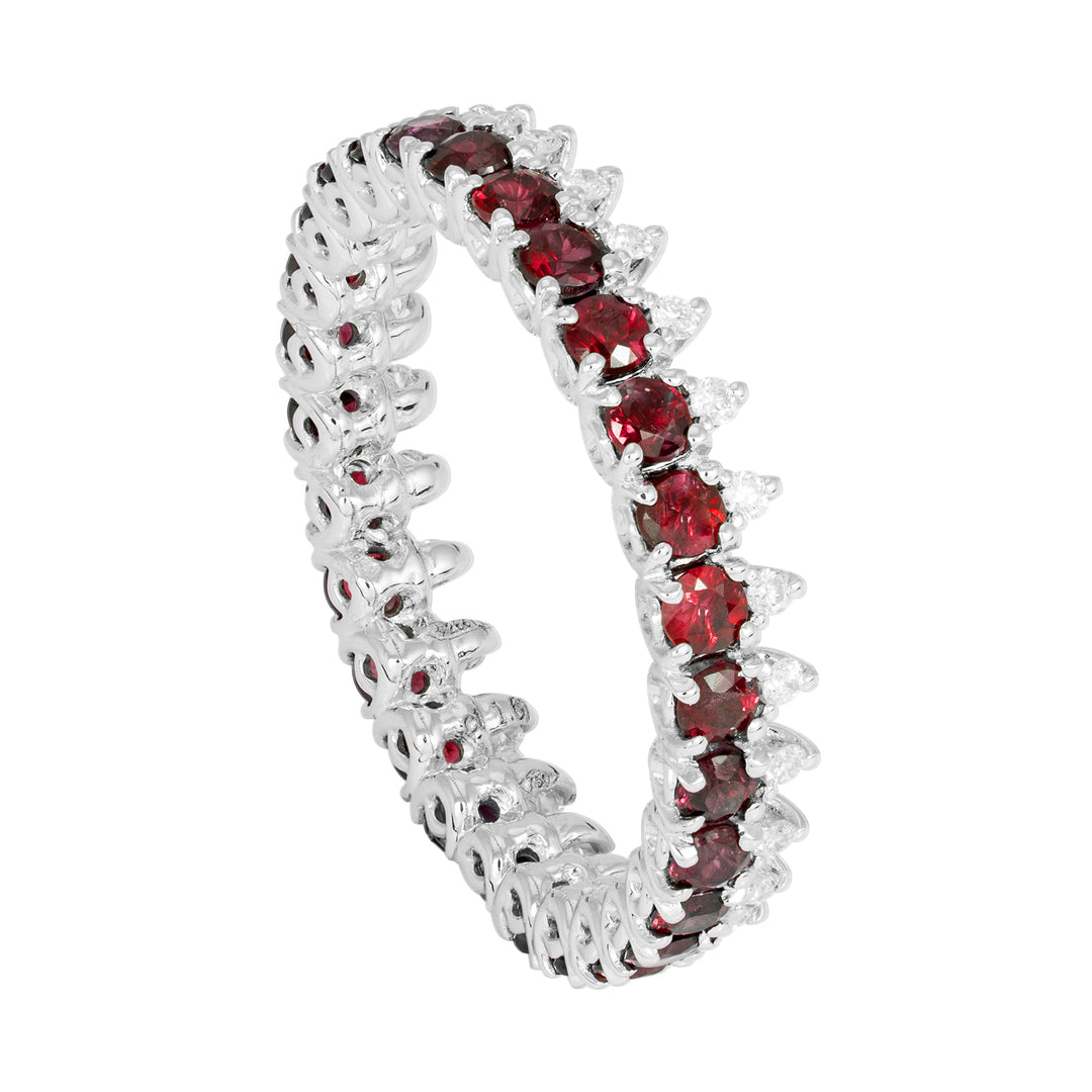 Golay anello girodito diamanti e rubini ADG015RUDI-20315000004