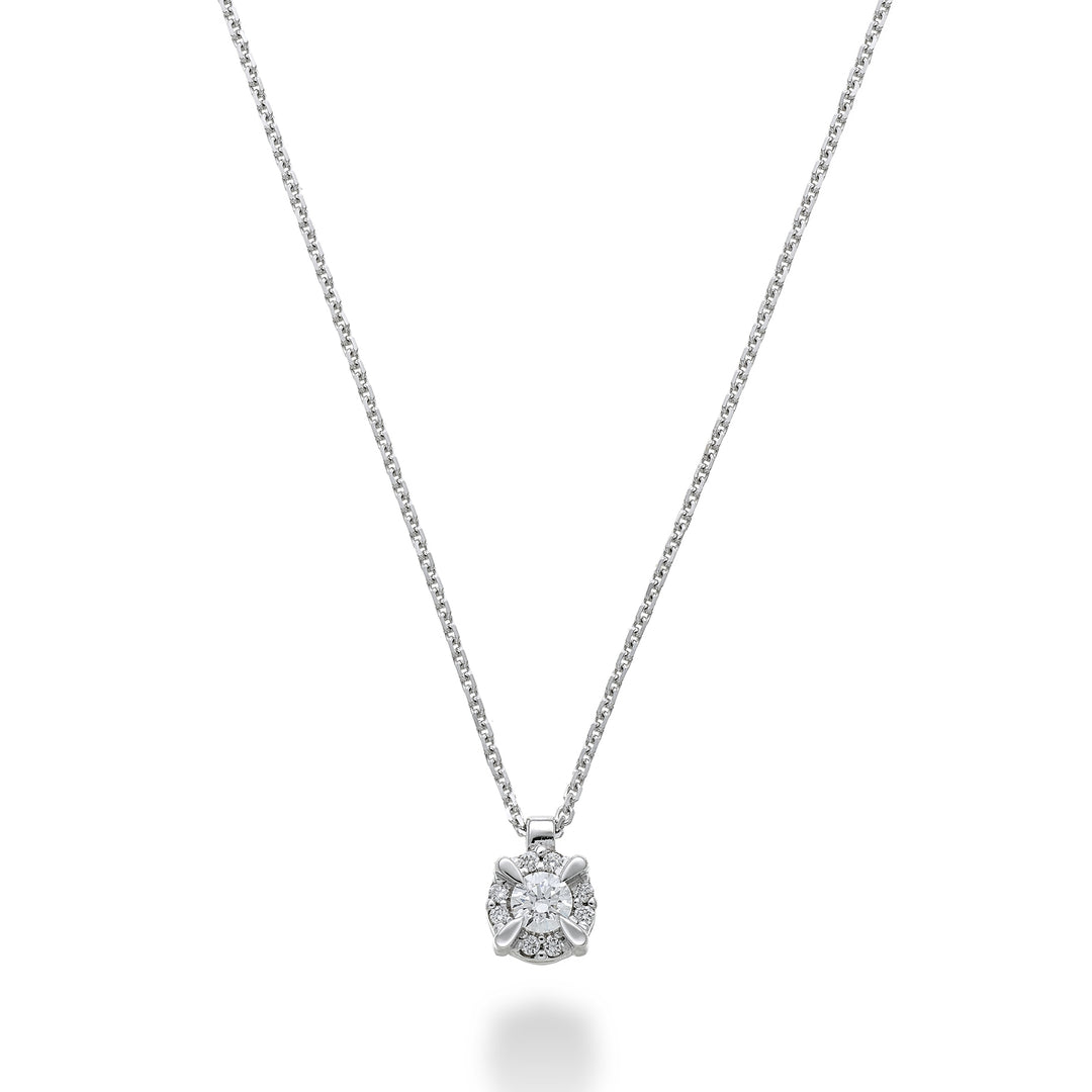 World Diamond Group collana p.luce diamanti tra le griffe, cen. 0,12ct GPLC421DI12-24128110056
