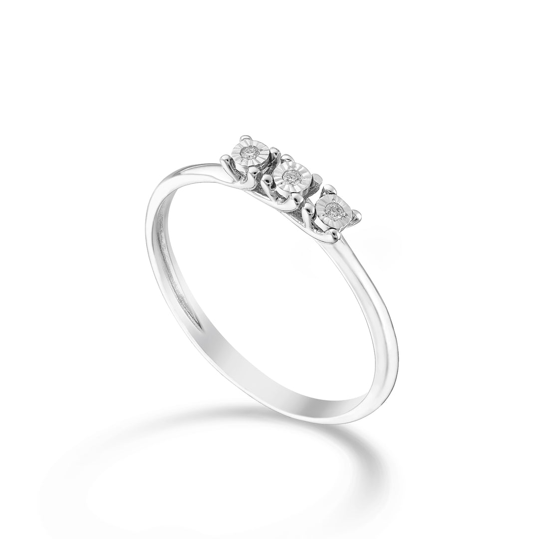 Nihama an 9k trilogy con diamanti NA5203R4BR002