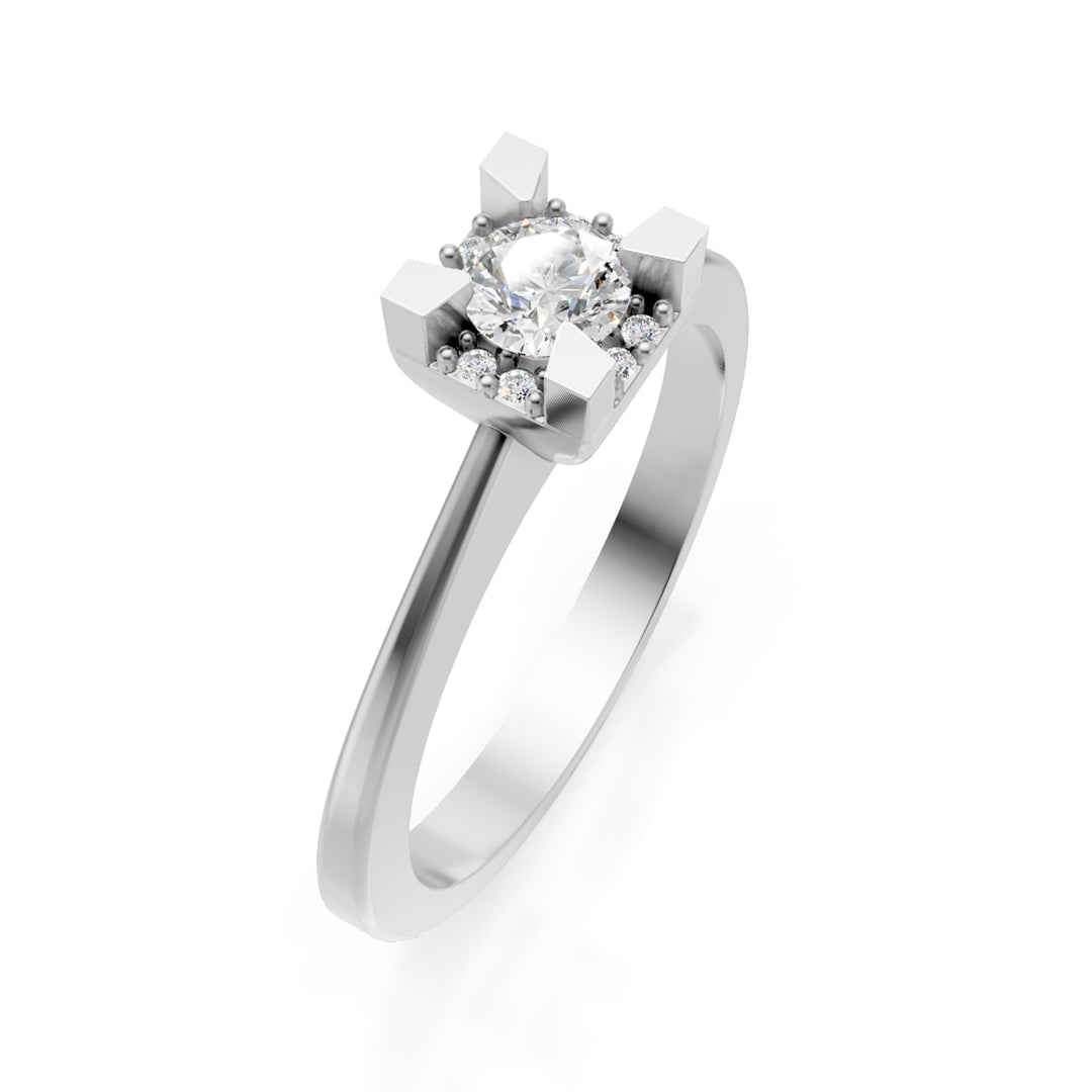 World Diamond Group anello diamanti tra le griffe gambo lis cen.0,24ct ASL00XDI025-24025110099
