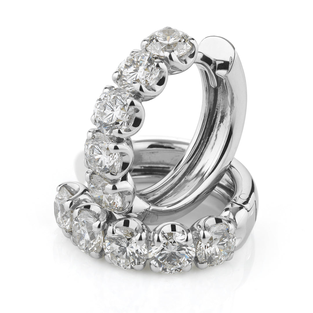 Golay orecchini con diamanti a cerchio tot ct. 1,10 OFP2148-26061110184