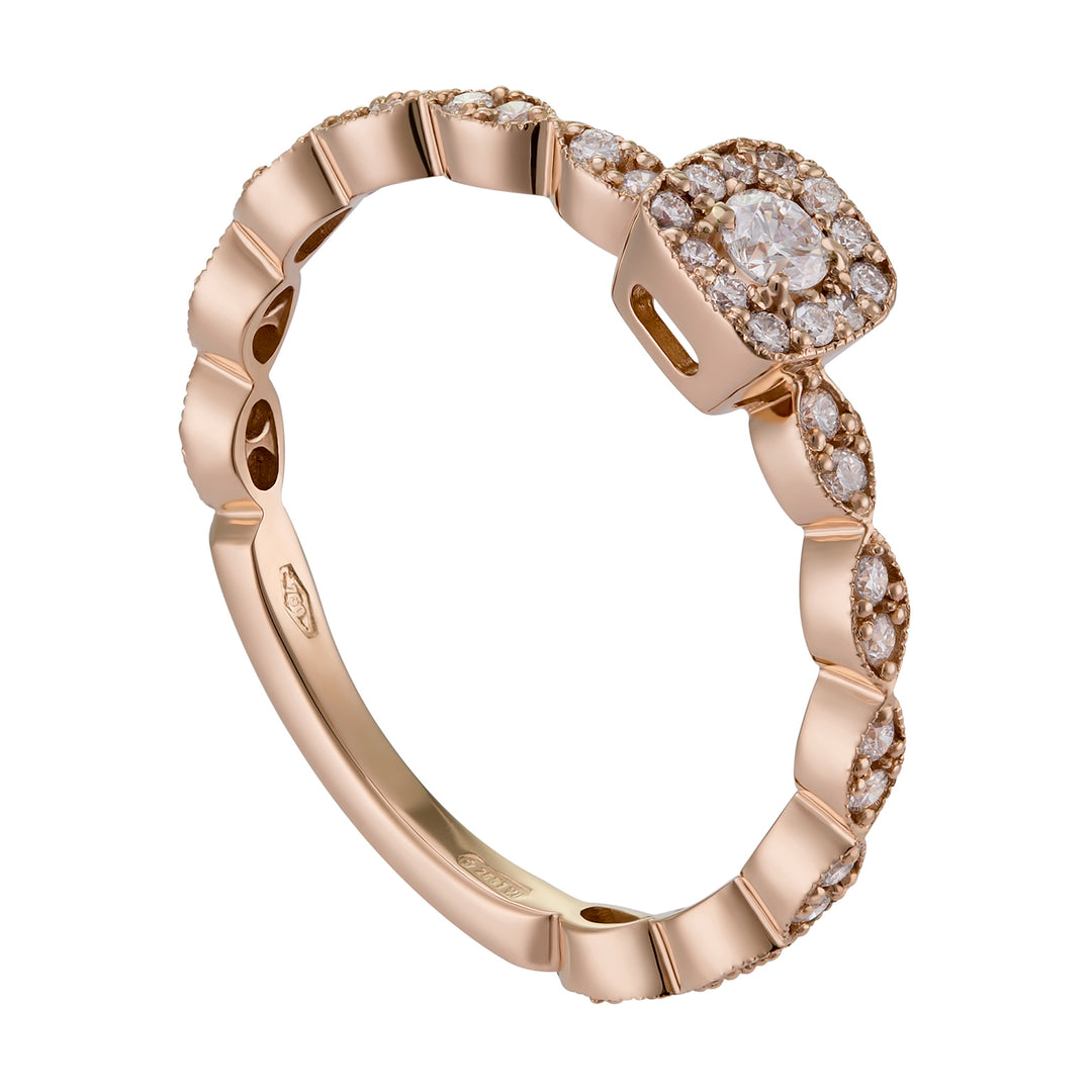 World Diamond Group veretta motivo marquise con barretta+cen.ct 0,09 AET026BDI10-19003110007