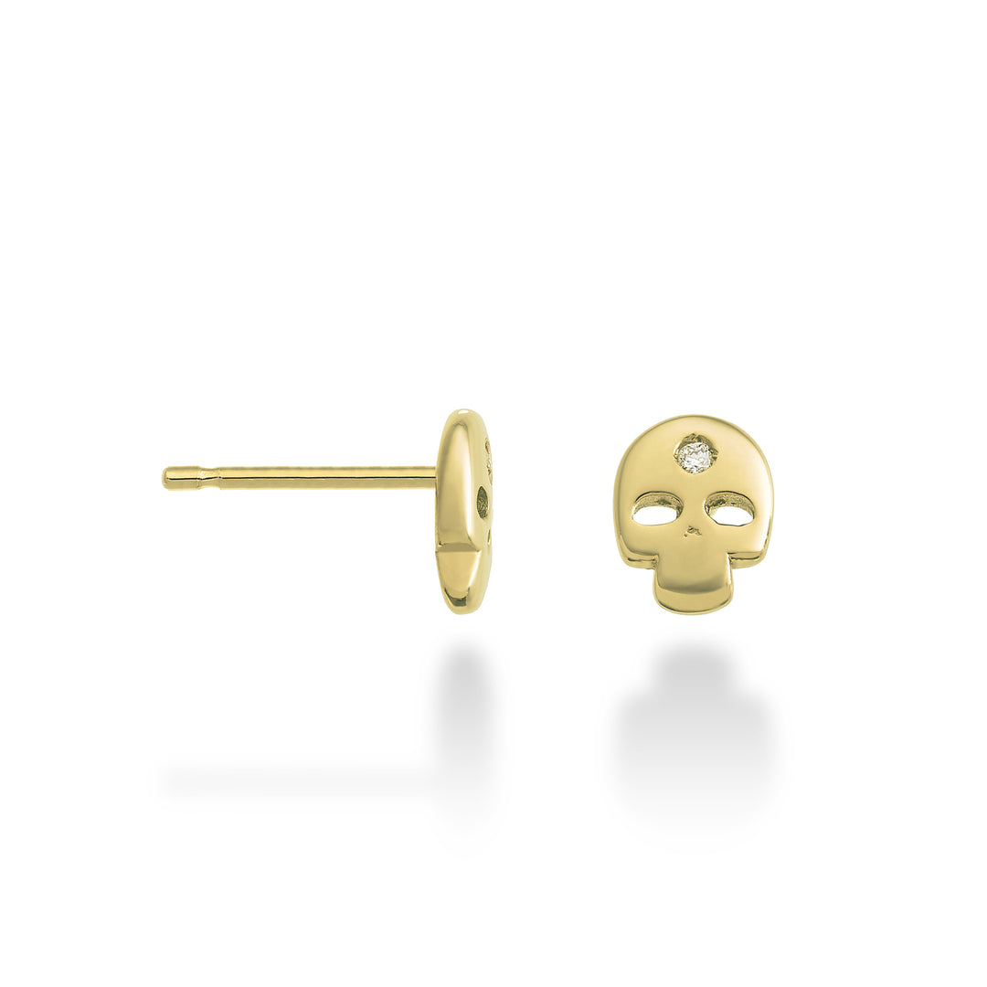 Nihama or 18k teschio ct.0,02 oro giallo NO5115O1BR002
