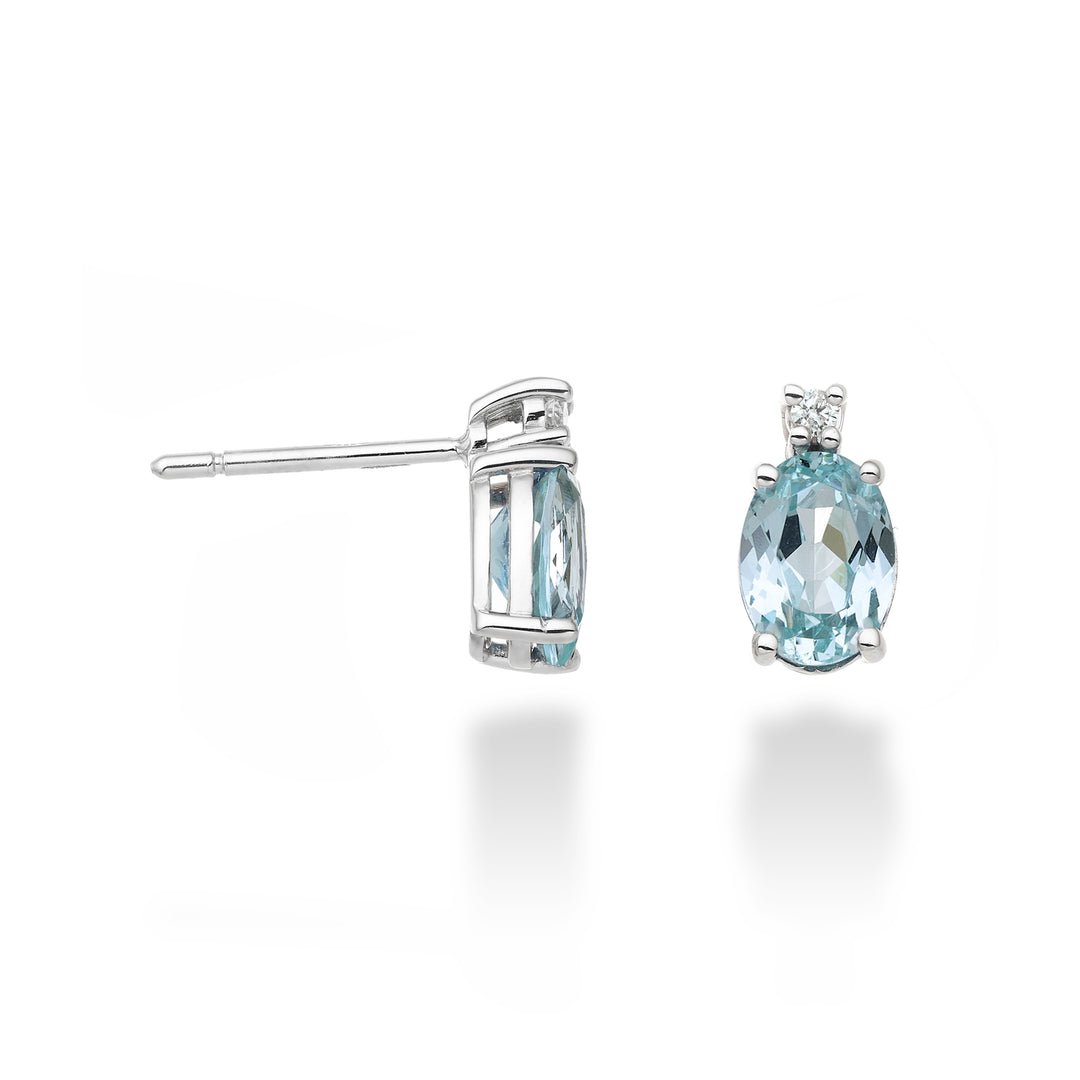 Mikiko or 18k tormalina paraiba ovale 7x5 ct.1,60 diam. ct.0,03 MO5024O4PAR