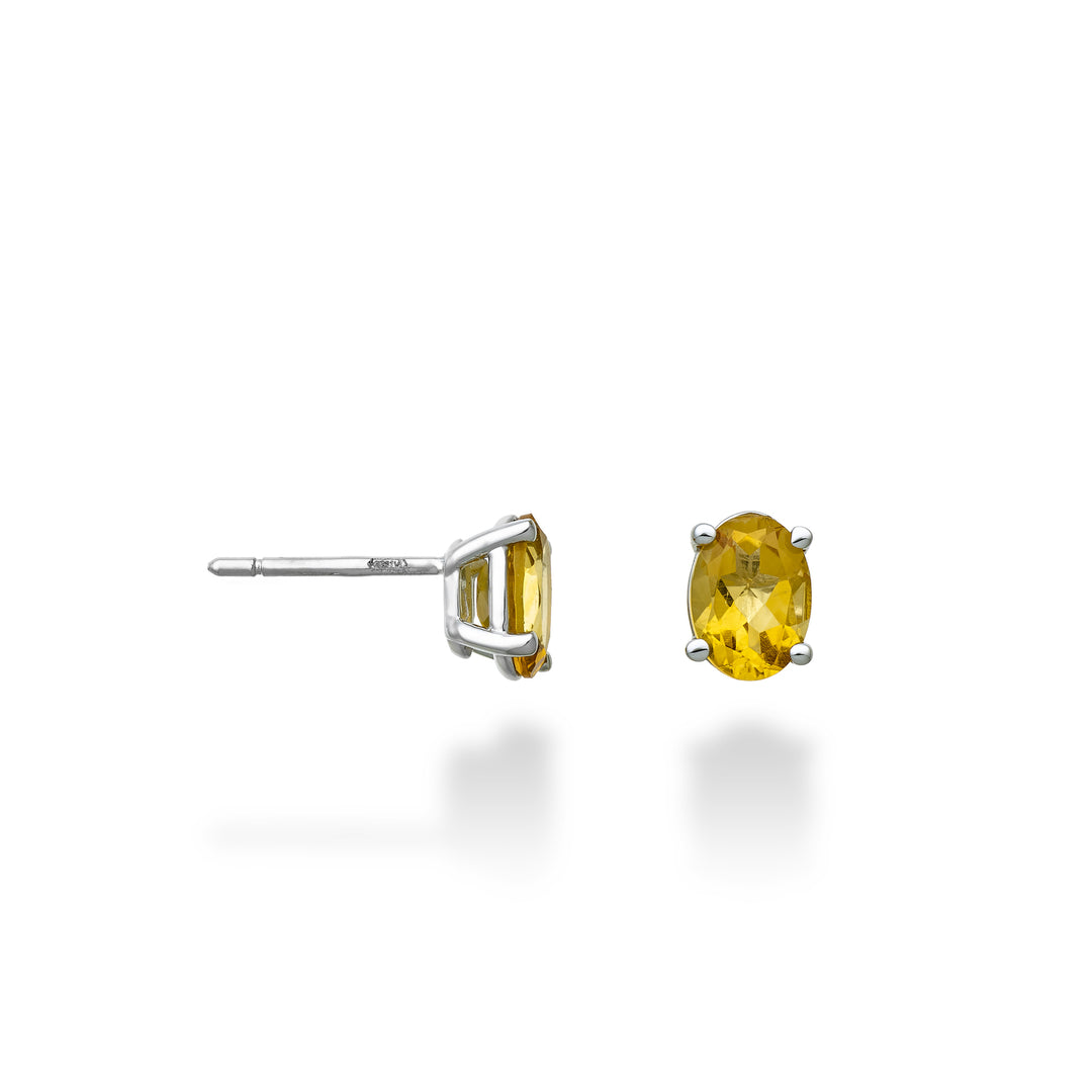 Nihama or 18k citrino ovale 7x5 ct.1,20 NO5121O4CITR