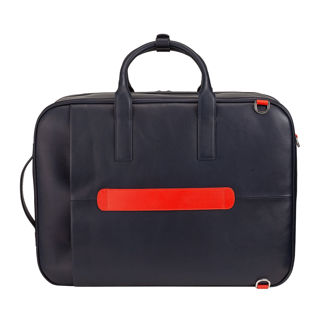 DUDU Valigia da Viaggio per Uomo Donna in Pelle di Alta Qualità, Zaino da Viaggio da 33 Litri, Bagaglio a Mano, Borsa a Tracolla con Cerniera Zip