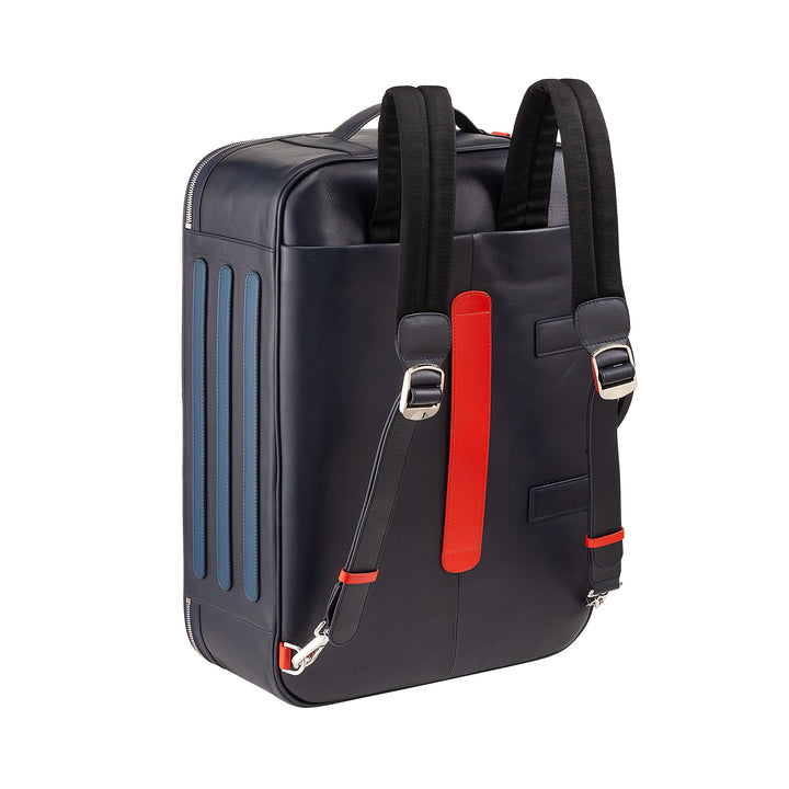 DUDU Valigia da Viaggio per Uomo Donna in Pelle di Alta Qualità, Zaino da Viaggio da 33 Litri, Bagaglio a Mano, Borsa a Tracolla con Cerniera Zip