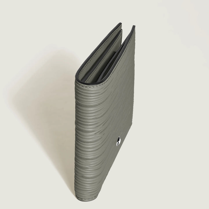 Montblanc portafoglio 8cc 4810 grigio medio 199344
