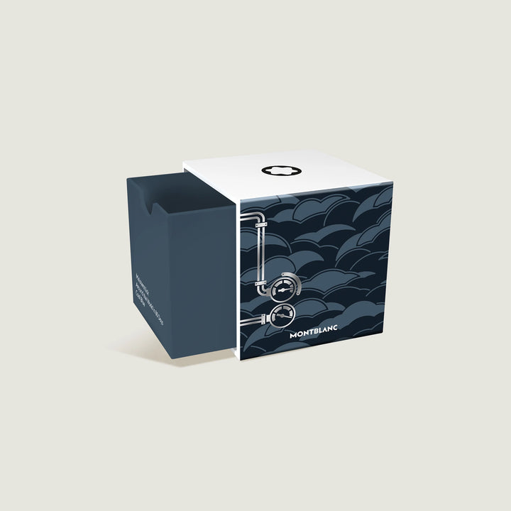 Montblanc boccetta d’inchiostro 50ml Meisterstuck Around The World in 80 Days blu carbone 134408