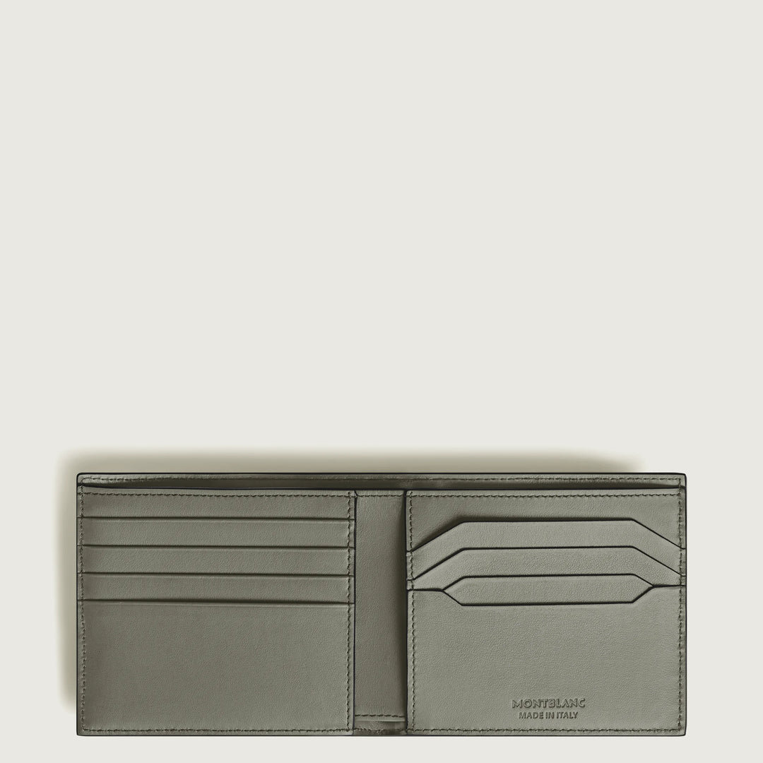 Montblanc portafoglio 8cc 4810 grigio medio 199344