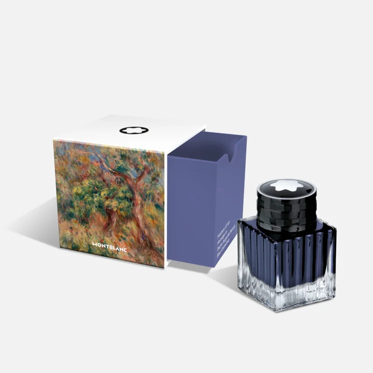 Montblanc boccetta d’inchiostro 50ml Masters of Art Homage to Pierre-Auguste Renoir Bleu Outremer blu oltremare 134411