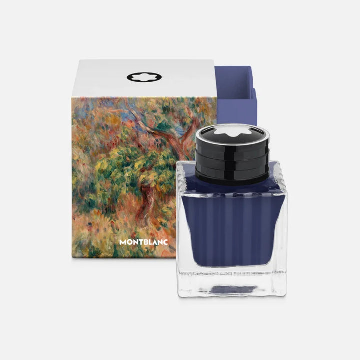 Montblanc boccetta d’inchiostro 50ml Masters of Art Homage to Pierre-Auguste Renoir Bleu Outremer blu oltremare 134411