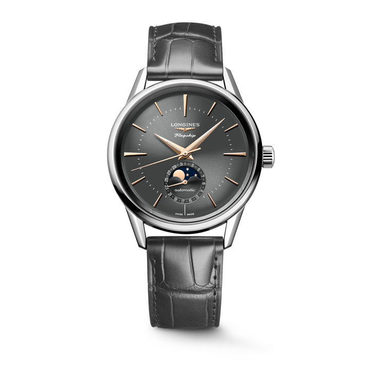 LONGINES – FLAGSHIP HERITAGE MOONPHASE – L4.815.4.52.2