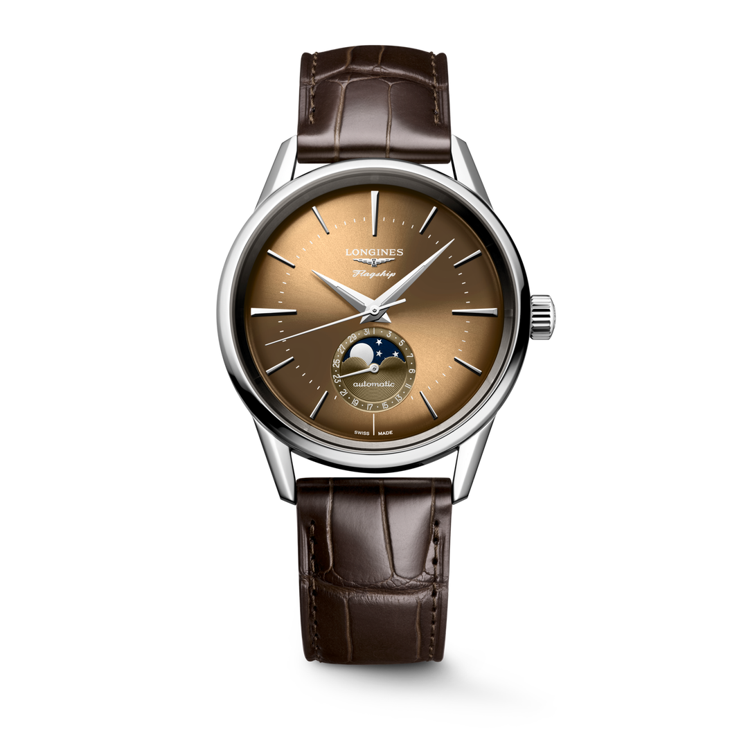 LONGINES – FLAGSHIP HERITAGE MOONPHASE – L4.815.4.62.2