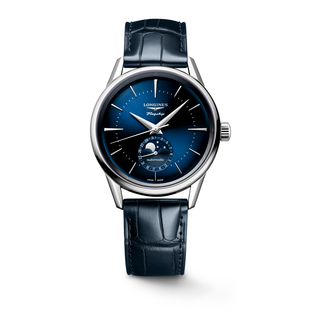 LONGINES – FLAGSHIP HERITAGE MOONPHASE – L4.815.4.92.2