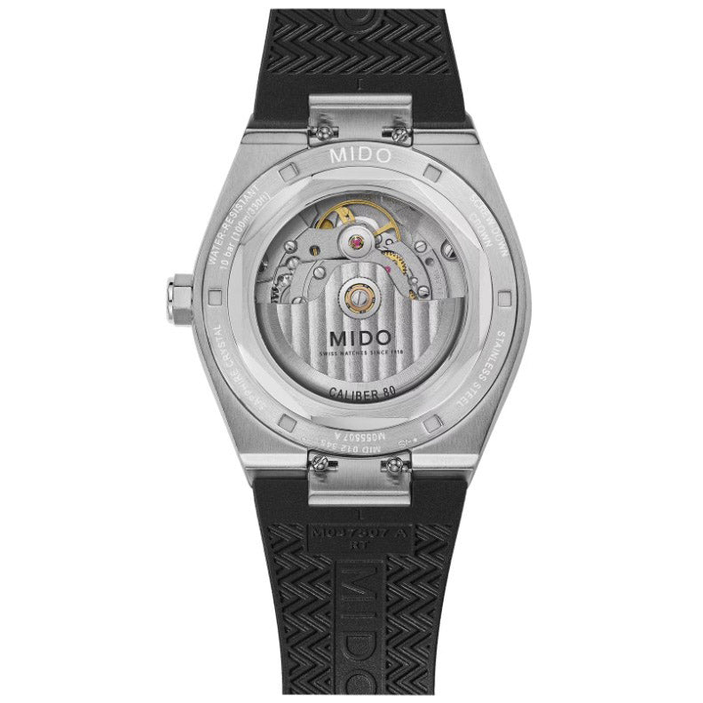 Mido orologio Multifort 8 One Crown nero 40mm automatico acciaio M055.507.17.051.00