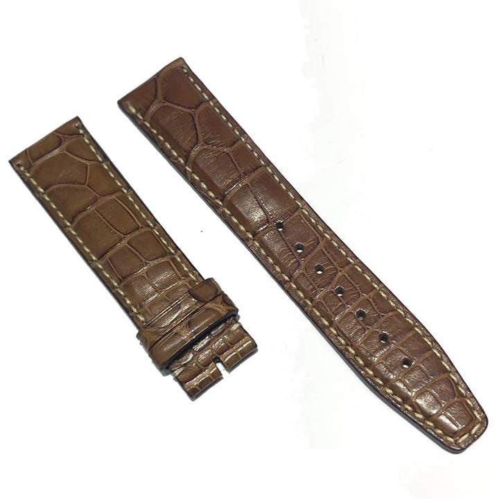 IWC spezzoni cinturino standard alligatore marrone opaco 20/18 per fibbia Ardiglione IWA11536