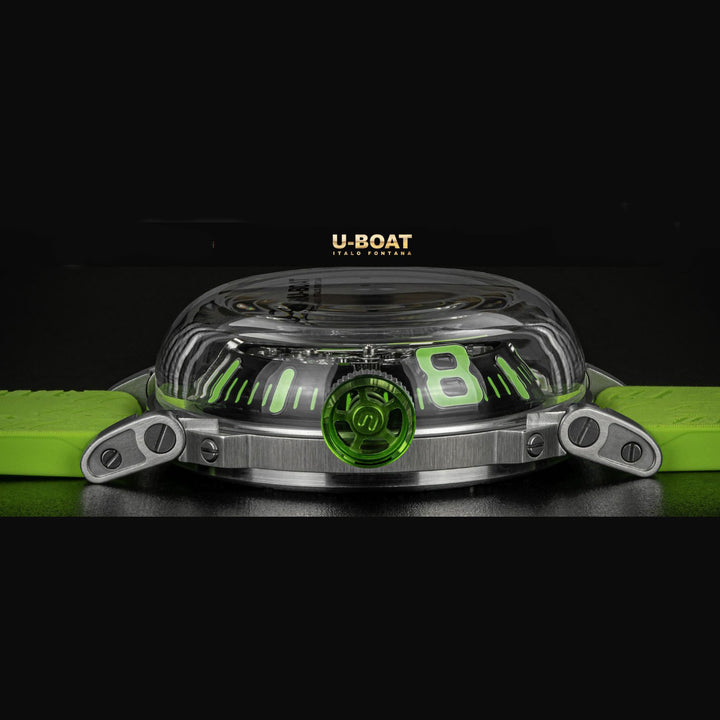 U-BOAT orologio U-65 44mm verde automatico acciaio 3344