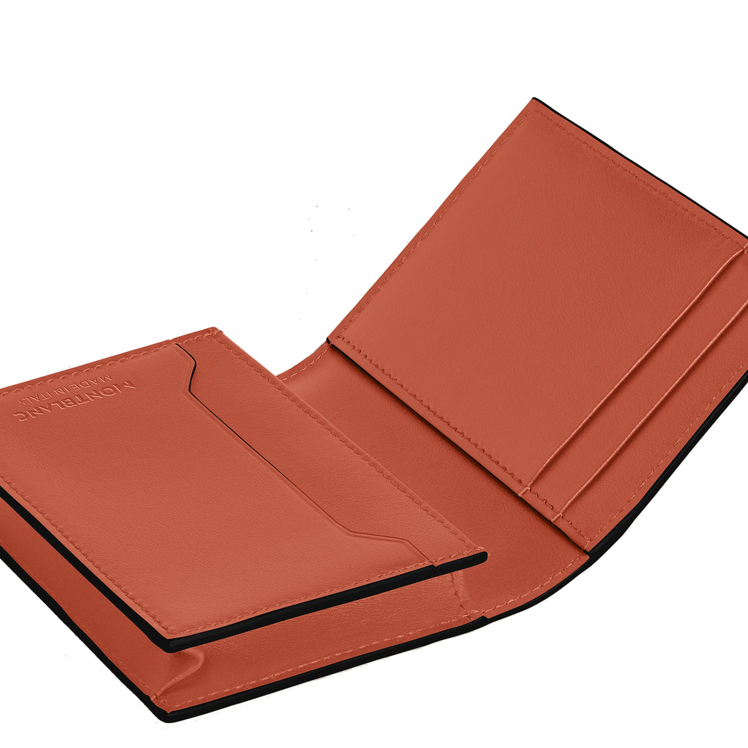 Montblanc card holder 4 pockets Extreme leather black/bauxite 223167