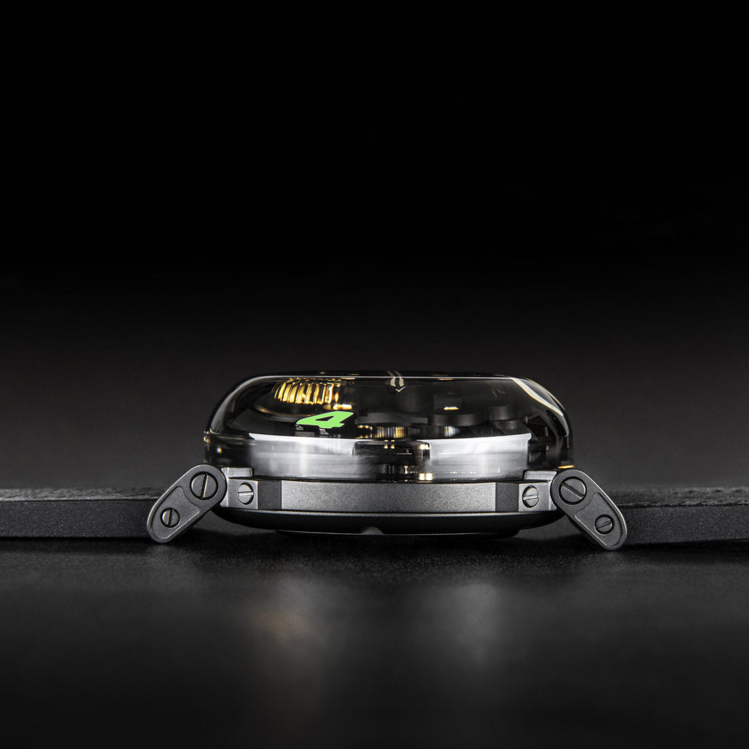 U-BOAT orologio U-65 SS GREEN 44mm scheletrato quarzo acciaio 3350