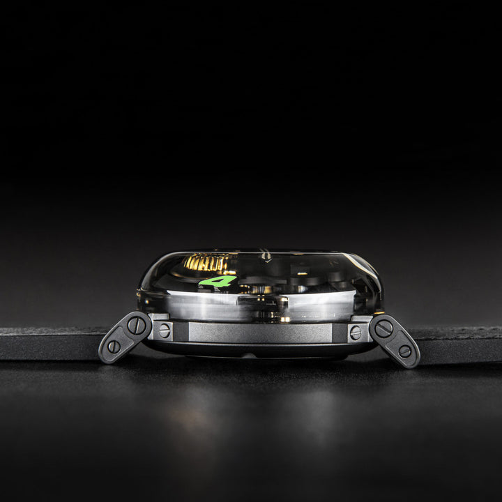 U-BOAT orologio U-65 SS GREEN 44mm scheletrato quarzo acciaio 3350