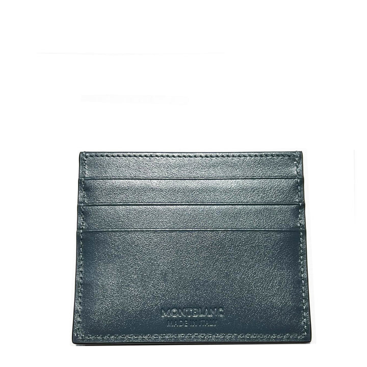 Montblanc porta carte di credito 5cc Meisterstuck Velvet blue 220448
