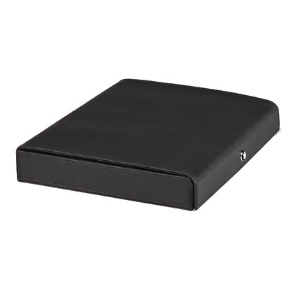 Montblanc astuccio da viaggio per 8 strumenti da scrittura in pelle con grana nero 137163