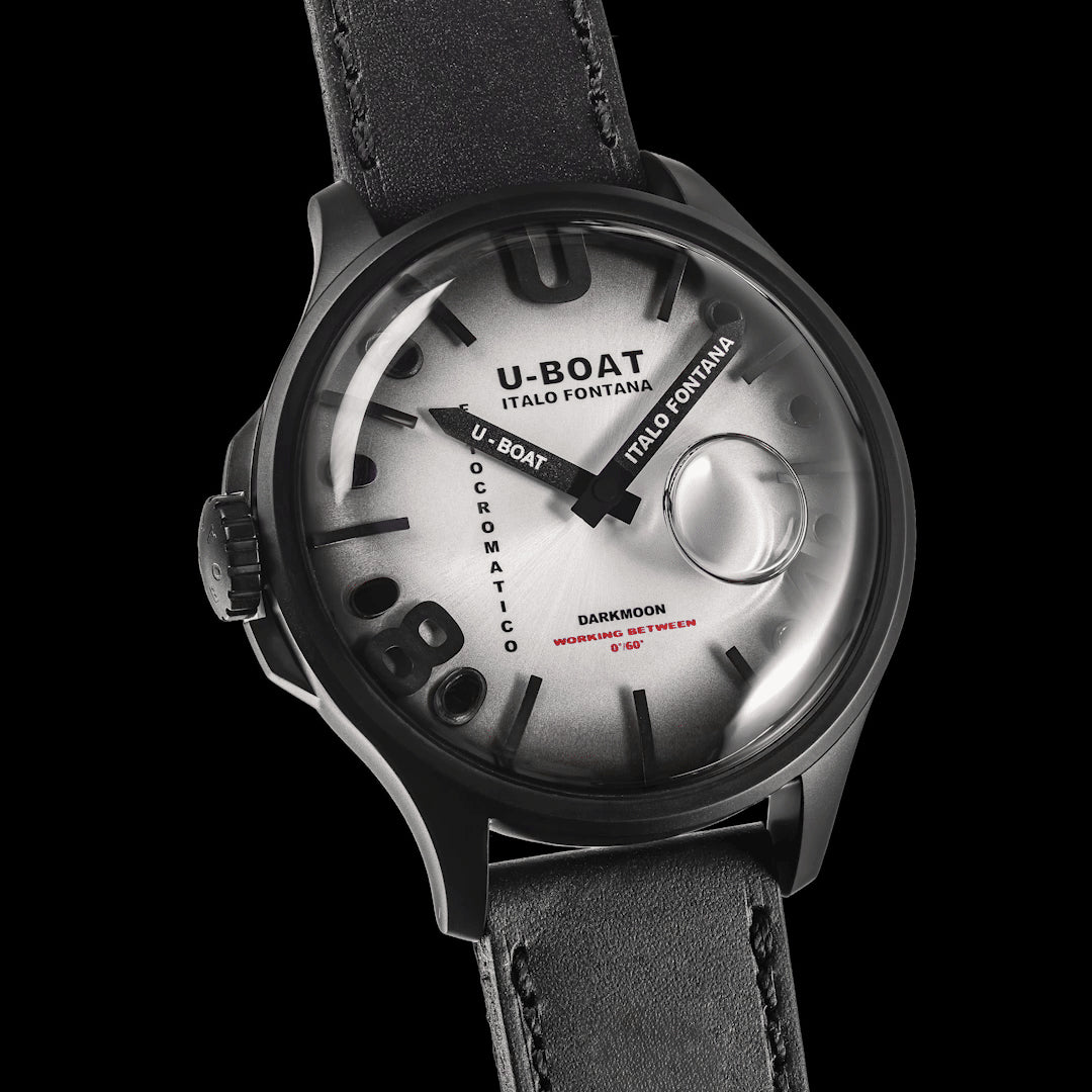 U-BOAT orologio Darkmoon Kama PVD Grey 46,50mm grigio quarzo acciaio PVD grigio 3339
