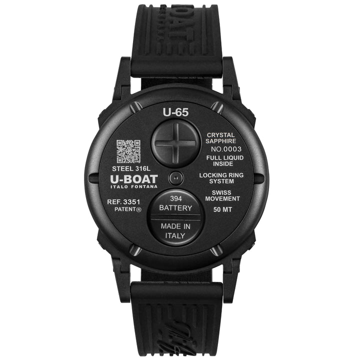 U-BOAT orologio U-65 Green 44mm verde quarzo acciaio finitura PVD nero 3351