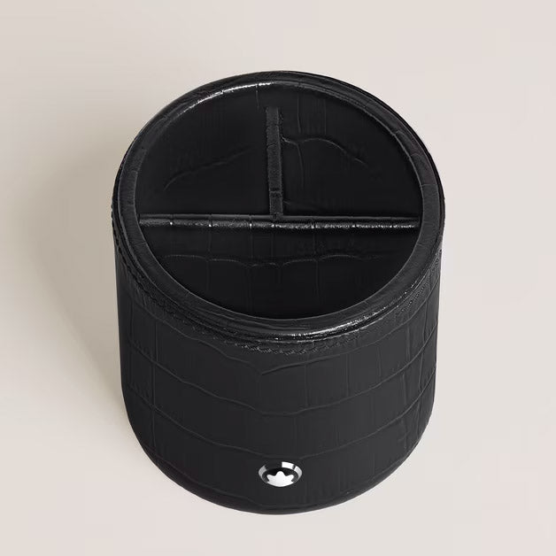 Montblanc portapenne pelle goffrata coccodrillo 135984