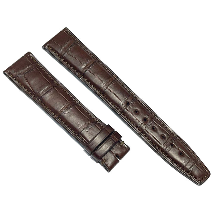 IWC spezzoni cinturino XL alligatore marrone opaco 20/18 per fibbia ardiglione IWA19567