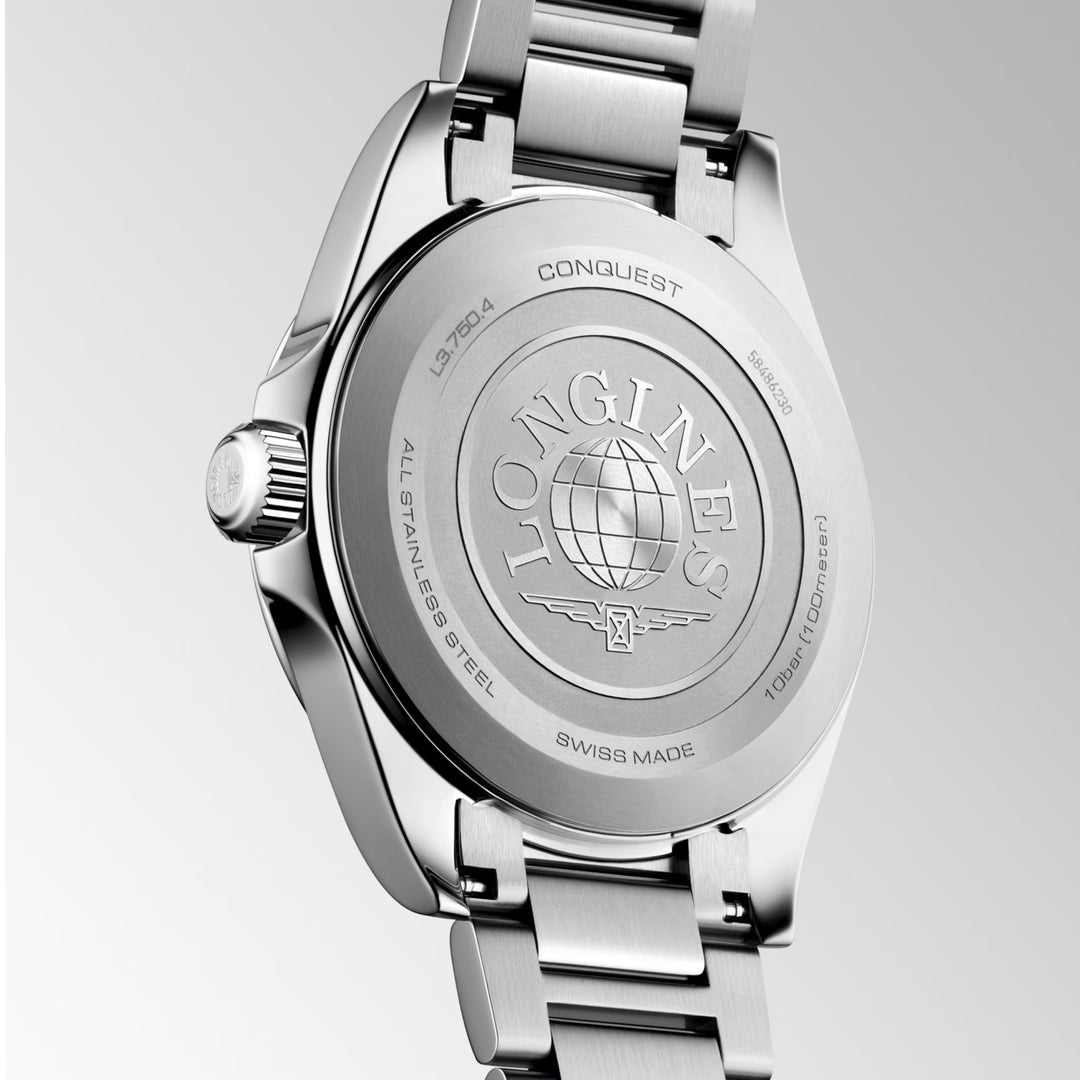 Longines orologio 38mm blu quarzo acciaio L3.750.4.92.6