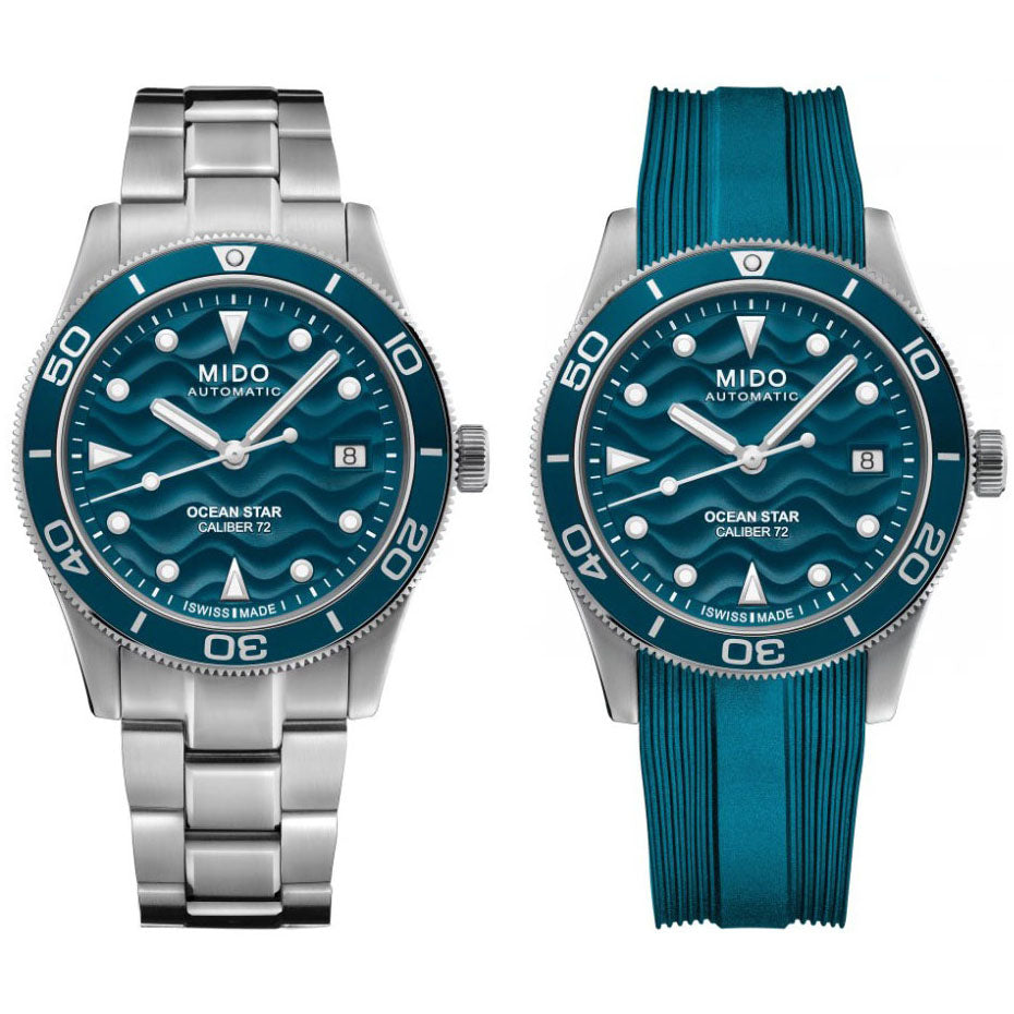 Mido orologio Ocean Star Edizione Speciale 39mm blu automatico acciaio M026.907.11.041.01