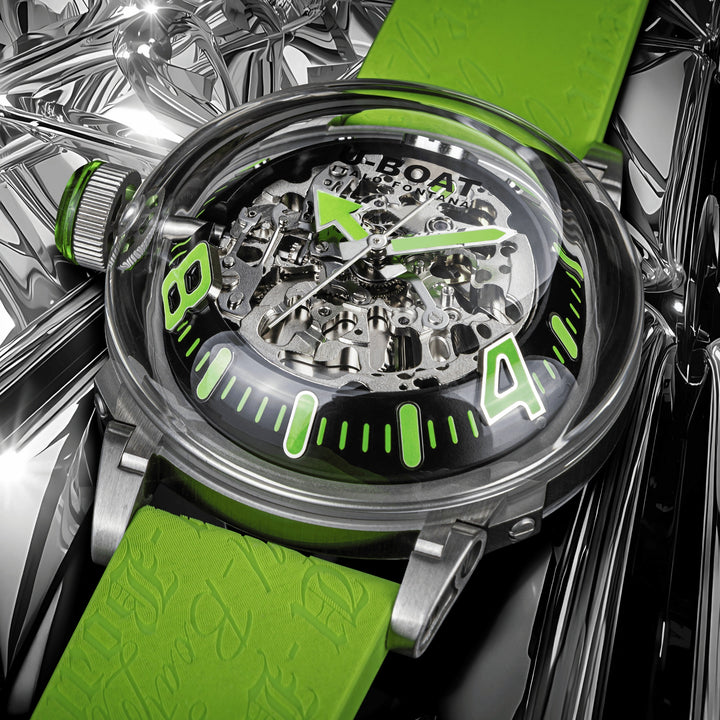U-BOAT orologio U-65 44mm verde automatico acciaio 3344