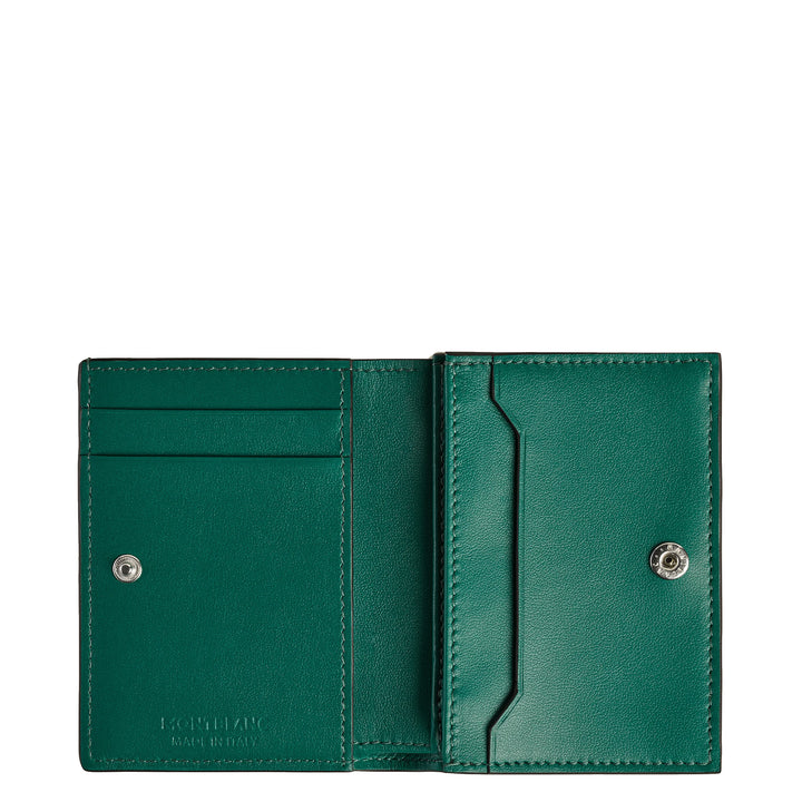 Montblanc portafoglio continental nano malachite verde 220227