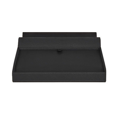 Montblanc astuccio da viaggio per 8 strumenti da scrittura in pelle con grana nero 137163