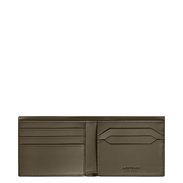 Montblanc portafoglio 6 tasche pelle Extreme kaki 221434