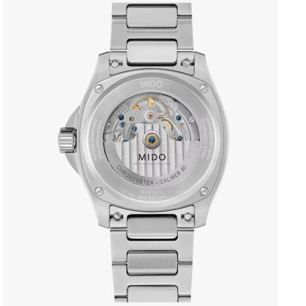 Mido watch Multifort TV Big Date Chronometer 40mm blue automatic steel M049.567.11.041.00